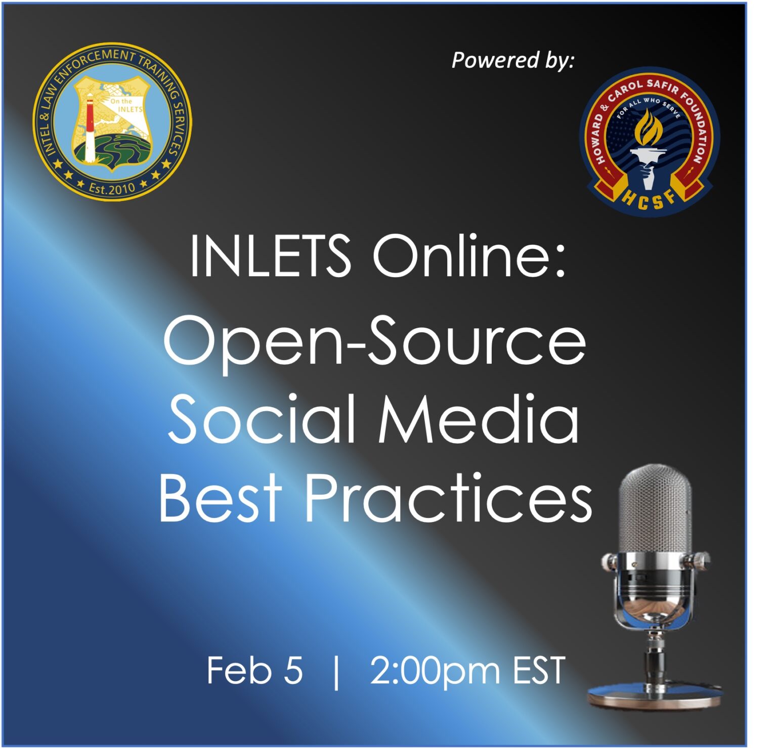 Improved Inlets 2026 INLETS Online: Open Source Social Media Best Practices - On the INLETS